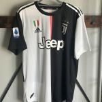 Men's Cristiano Ronaldo Black Juventus 2019/20 Home Authentic Player